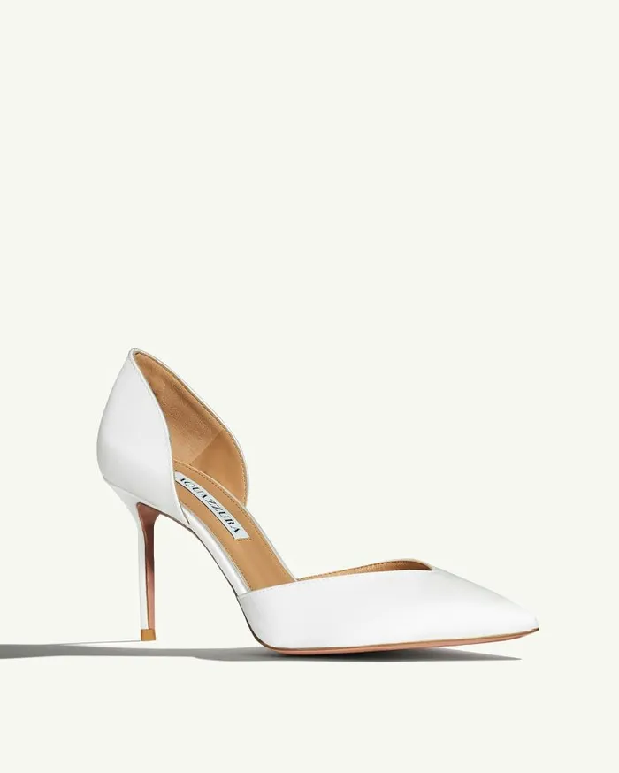 Uptown Pump 85 White Women Aquazzura Essentials