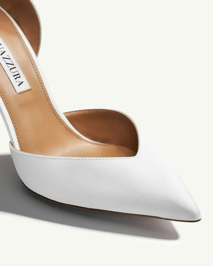 Uptown Pump 85 White Women Aquazzura Essentials