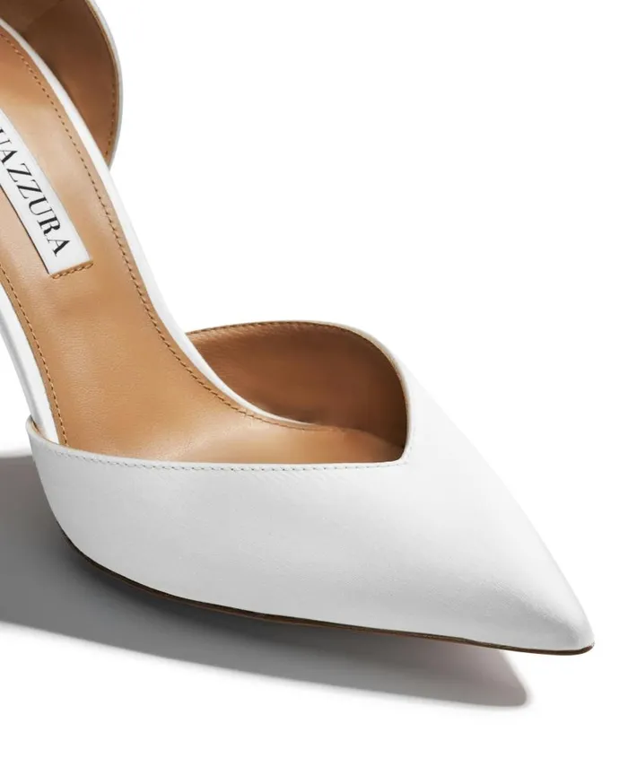 Uptown Pump 85 White Women Aquazzura Essentials