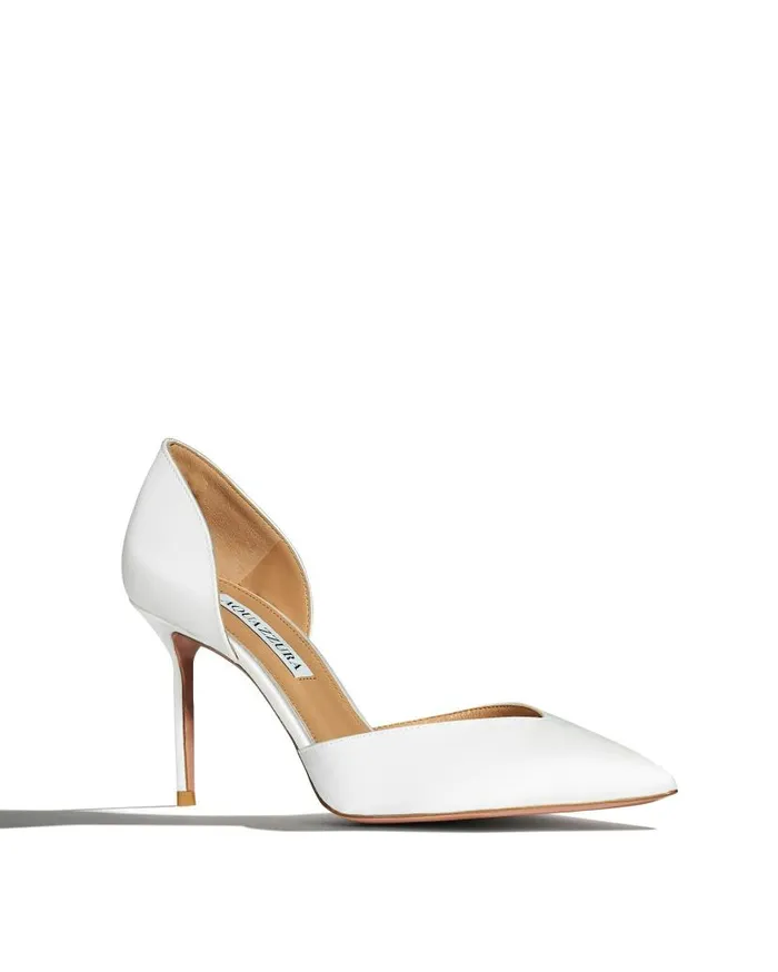 Uptown Pump 85 White Women Aquazzura Essentials