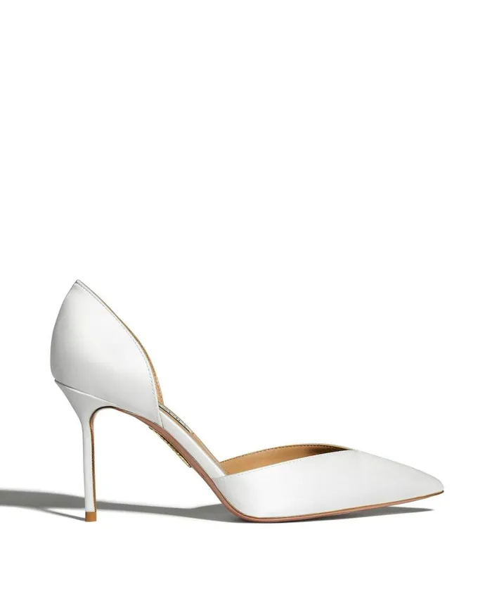 Uptown Pump 85 White Women Aquazzura Essentials