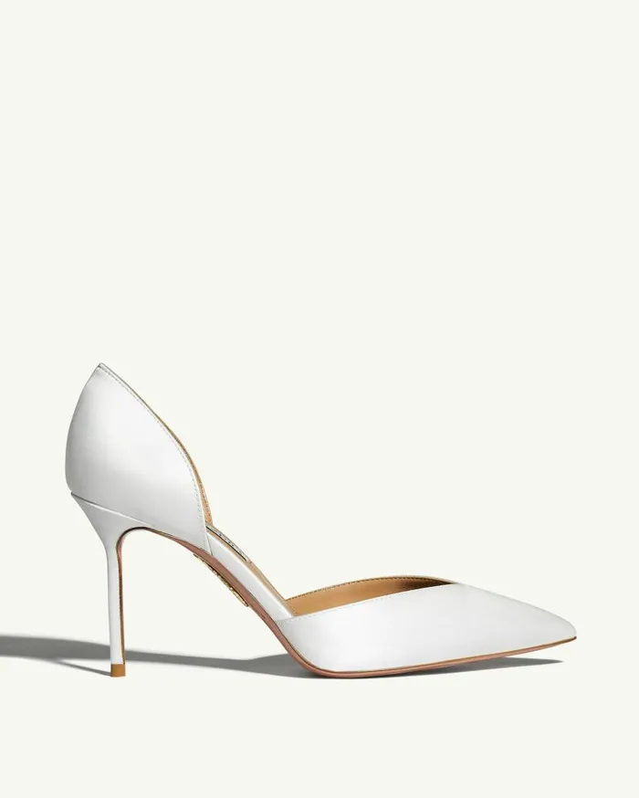 Uptown Pump 85 White Women Aquazzura Essentials