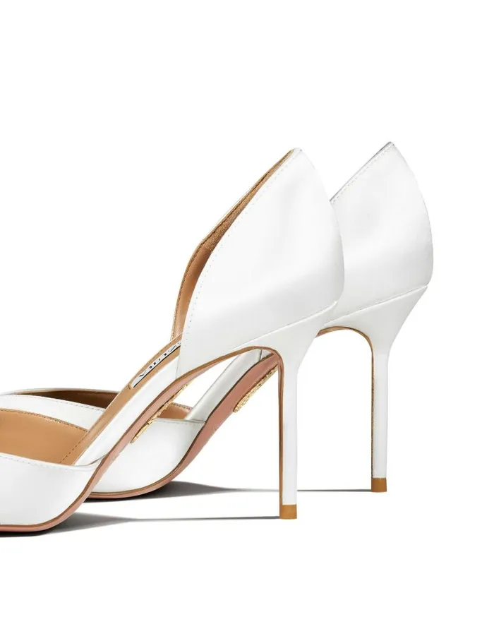 Uptown Pump 85 White Women Aquazzura Essentials