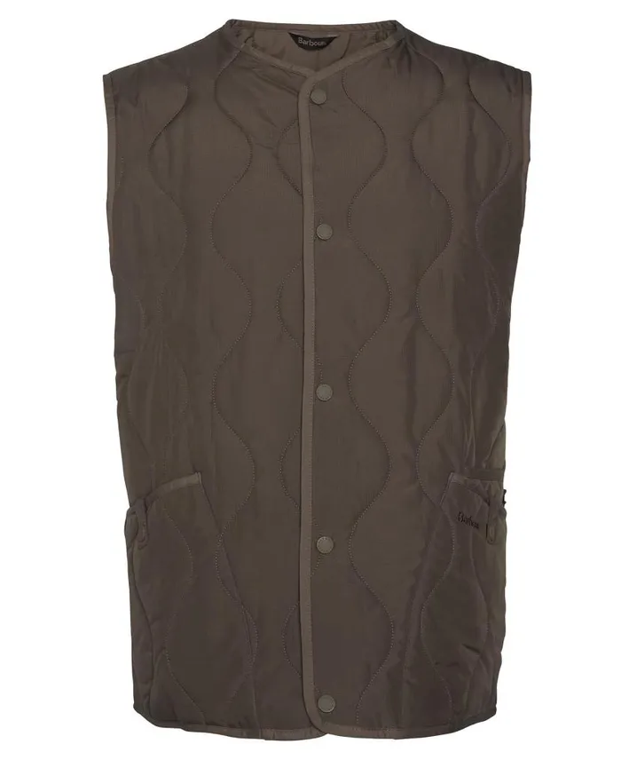 Utility Liddesdale Gilet Honey Gold Men Barbour Gilets and Liners