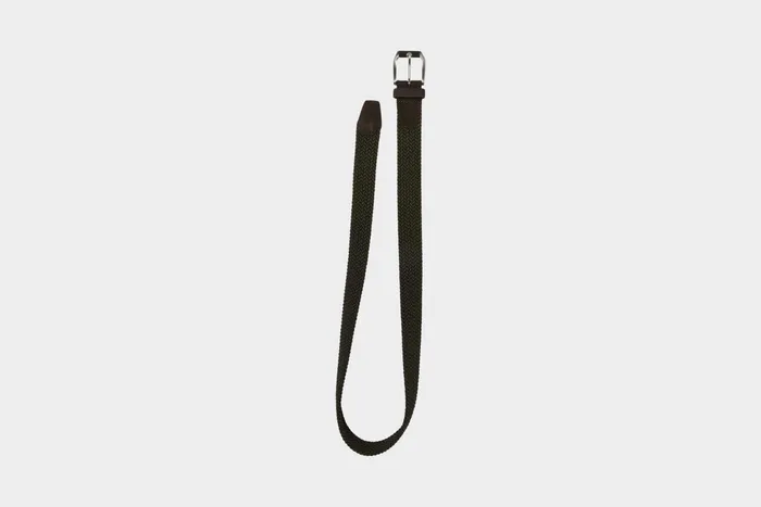 Van Laack Accessories Men Braided Belt Green