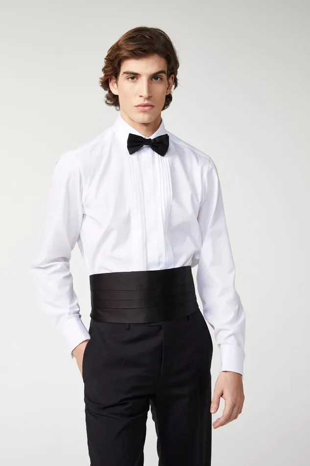 Van Laack Accessories Men Silk Cummerbund Black