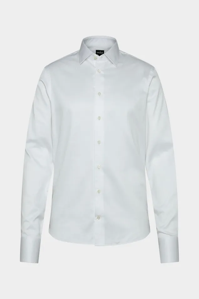Van Laack Business Shirts Men Fine Cotton Twill Shirt