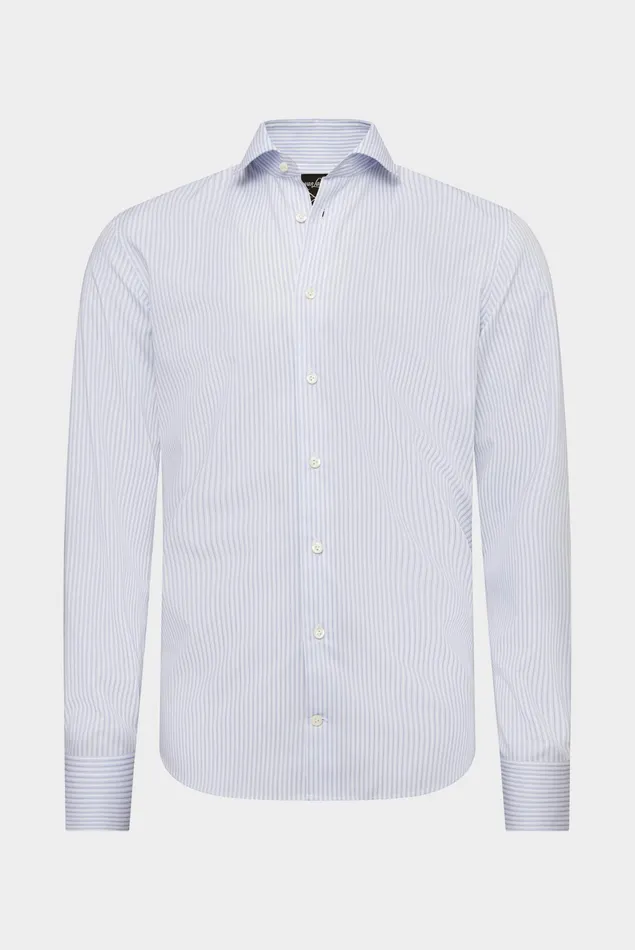 Van Laack Business Shirts Men Striped Dobby Business Shirt Tailor Fit