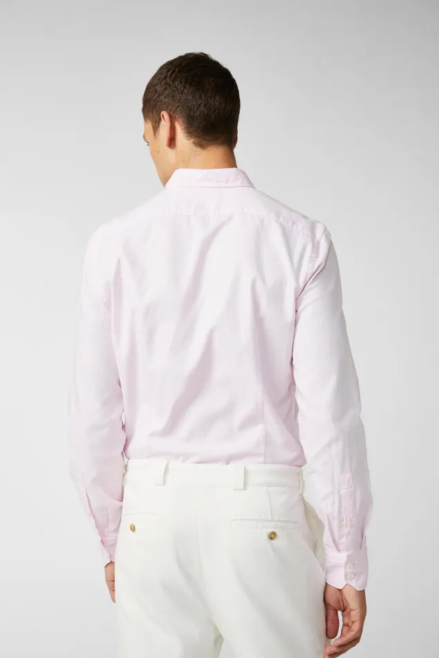 Van Laack Casual Shirts Men Buttondown Oxford Hem In A Soft Wash Pink Van Laack Casual Shirts Men Buttondown Oxford Hem In A Soft Wash Pink