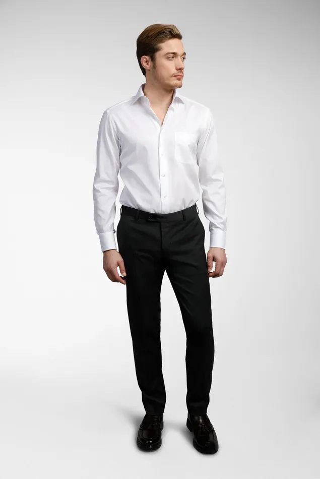 Van Laack ComfortFit Shirts Men Structured Plain Shirt NattBasket Weave Van Laack ComfortFit Shirts Men Structured Plain Shirt NattBasket Weave