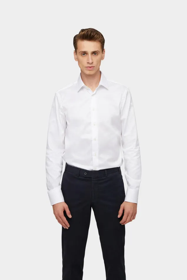 Van Laack Easy Iron Shirts Men Perfect Look034034 FineTwill Shirt