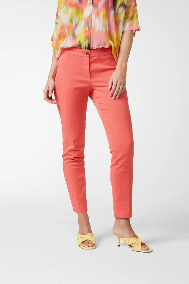 Van Laack Jeans and Pants Women Modern Fit Coral Chinos