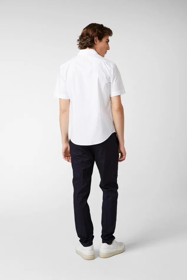 Van Laack Short Sleeve Shirts Men Light Cotton Shirt With Stretch Shirt Sleeves Wihte Van Laack Short Sleeve Shirts Men Light Cotton Shirt With Stretch Shirt Sleeves Wihte