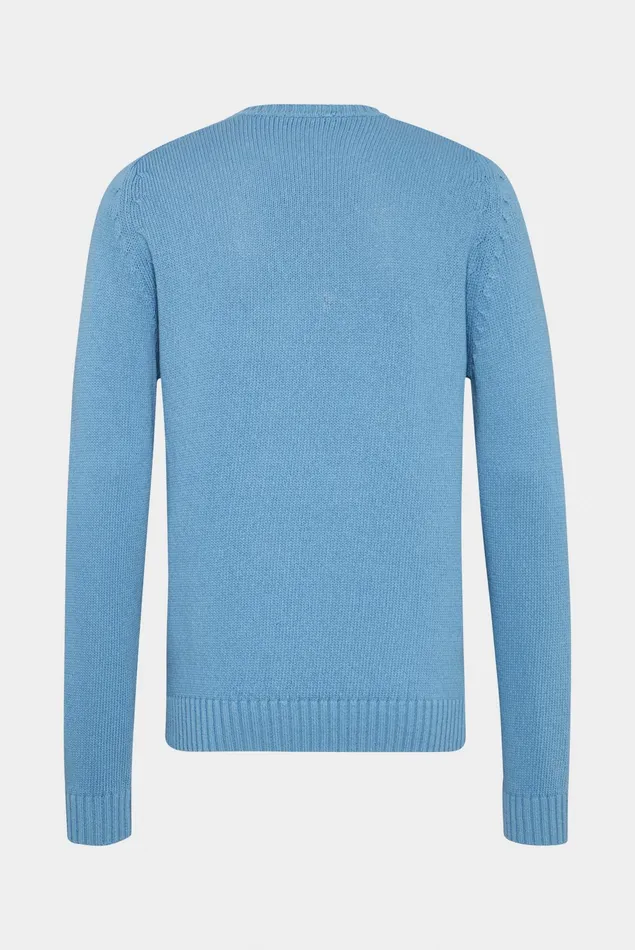 Van Laack Sweaters and Cardigans Men Crewneck Cotton Sweater