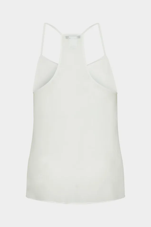 Van Laack Tops and TShirts Women Plain Viscose Top White Van Laack Tops and TShirts Women Plain Viscose Top White