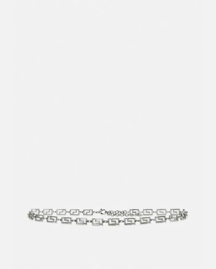 Versace Belts Greca Goddess Chain Belt Metallic 8211 Women