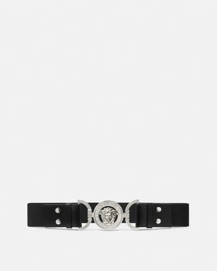 Versace Belts Medusa 03995 Belt 4 Cm Blacksilver 8211 Women