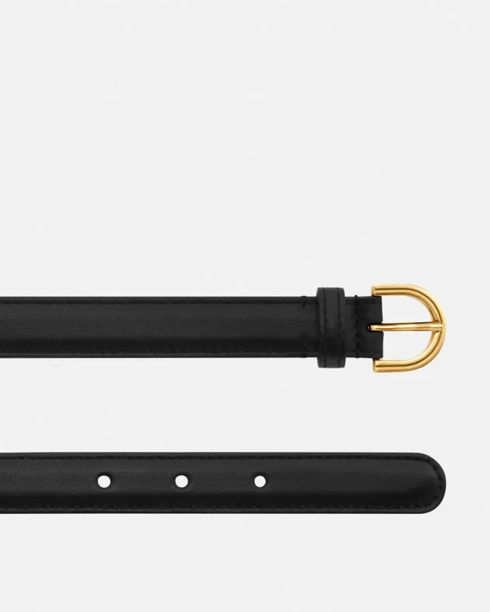 Versace Belts Medusa 03995 Leather Belt 2 Cm Blackgold 8211 Women