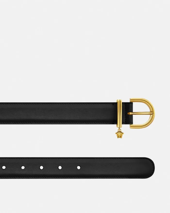 Versace Belts Medusa 03995 Leather Belt 3 Cm Blackgold 8211 Women Versace Belts Medusa 03995 Leather Belt 3 Cm Blackgold 8211 Women