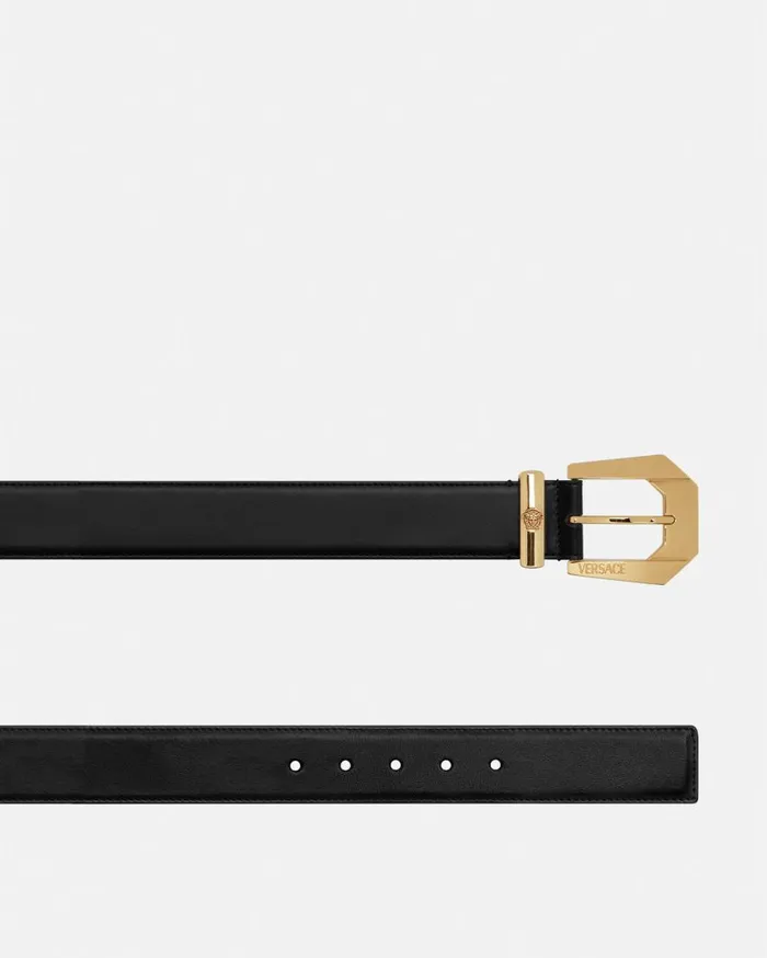 Versace Belts Medusa Heritage Leather Belt 4 Cm Blackgold 8211 Women Versace Belts Medusa Heritage Leather Belt 4 Cm Blackgold 8211 Women