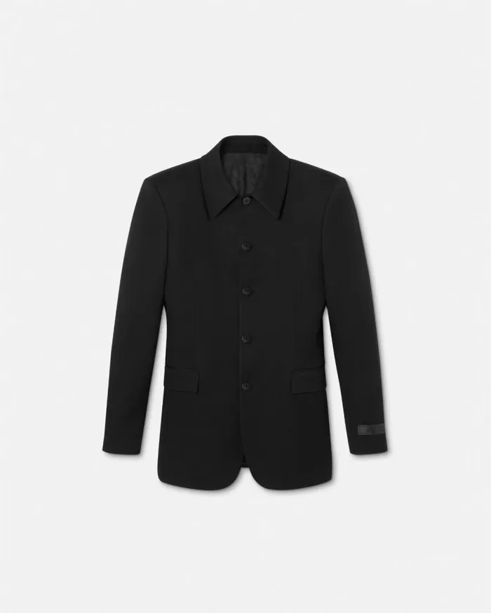 Versace Blazers and Suits SingleBreasted Tailored Jacket Black 8211 Men