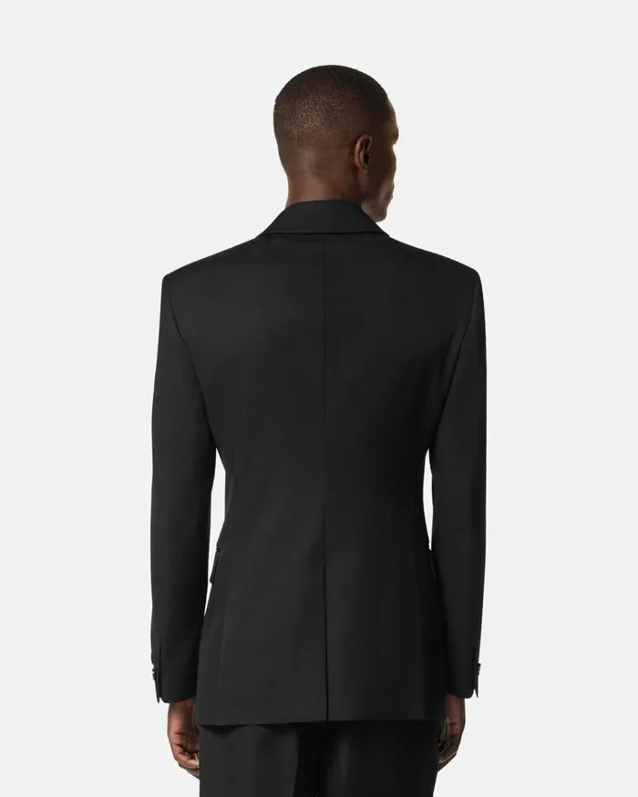 Versace Blazers and Suits SingleBreasted Tailored Jacket Black 8211 Men Versace Blazers and Suits SingleBreasted Tailored Jacket Black 8211 Men