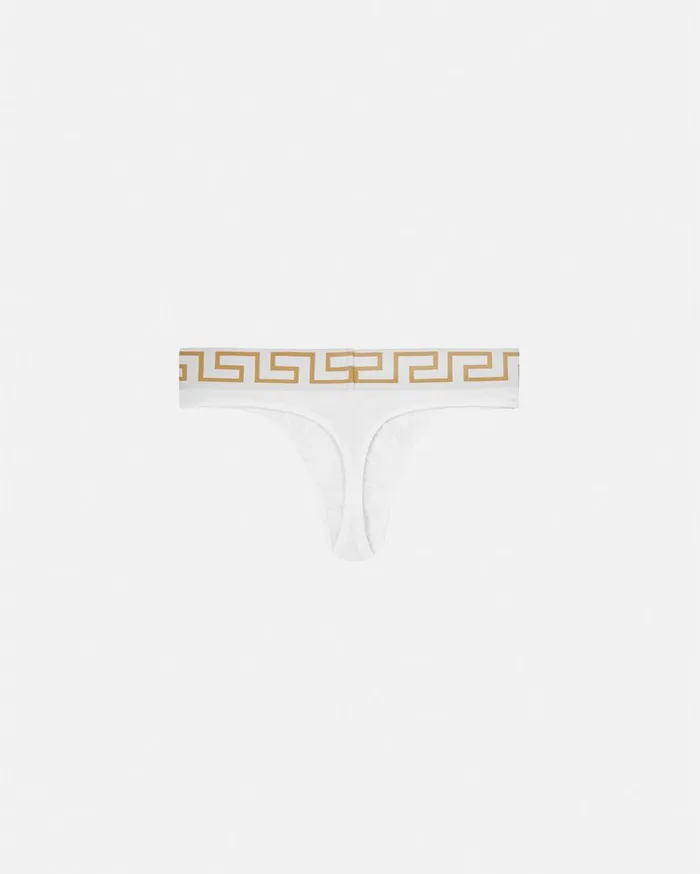 Versace Briefs Greca Border Thong White 8211 Men Versace Briefs Greca Border Thong White 8211 Men