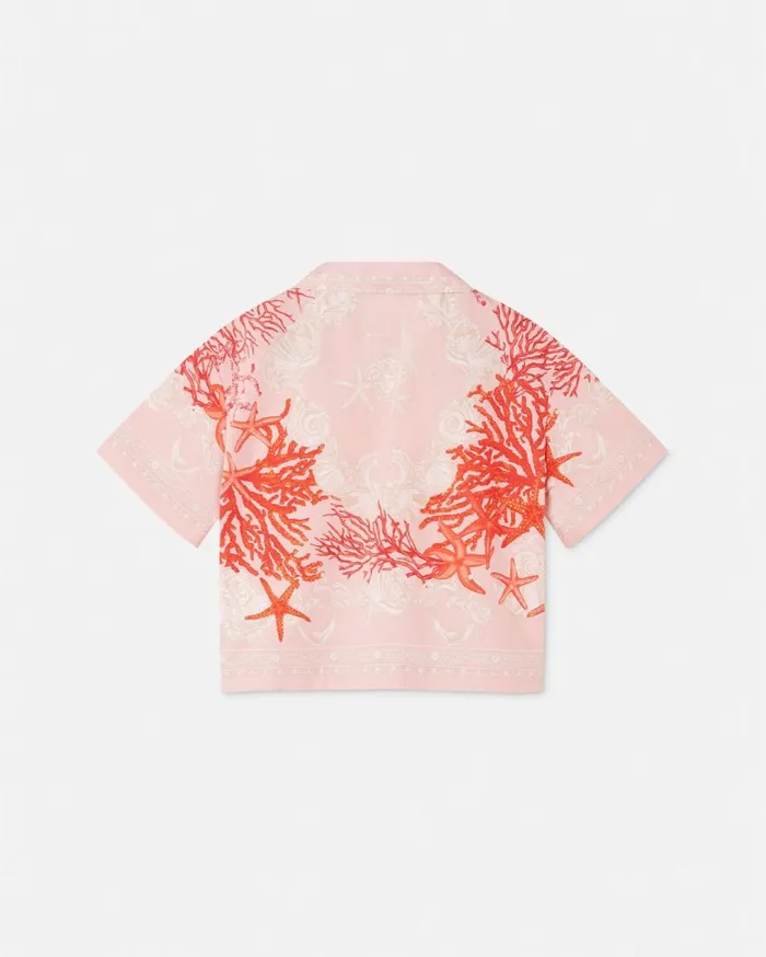 Versace Clothing Barocco Sea Kids Shirt Coral 8211 Children Versace Clothing Barocco Sea Kids Shirt Coral 8211 Children