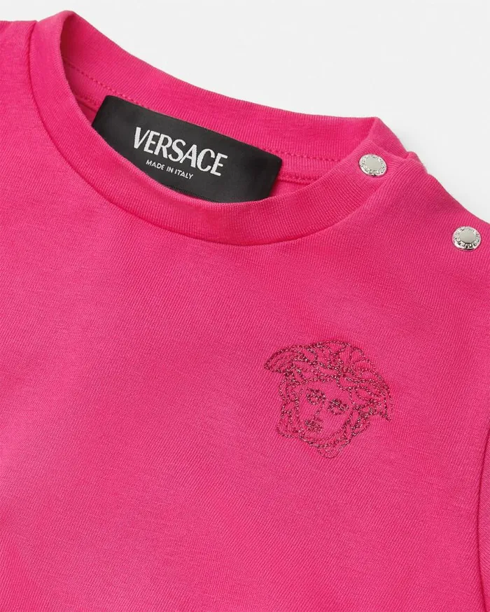 Versace Clothing Greca Baby TShirt Fuchsia 8211 Children Versace Clothing Greca Baby TShirt Fuchsia 8211 Children