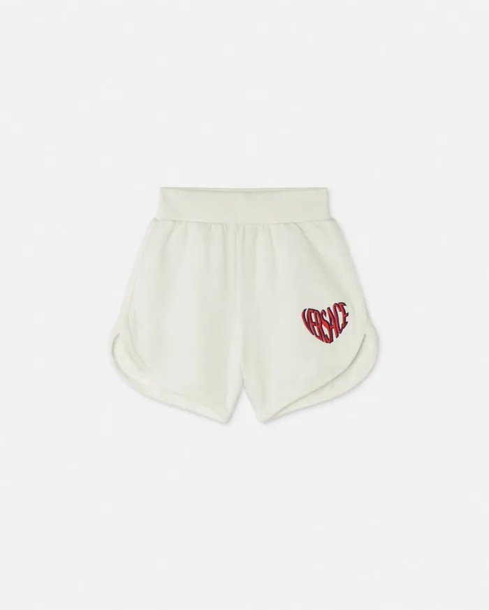 Versace Clothing Versace Logo Baby Sweat Shorts Whiteprint 8211 Children
