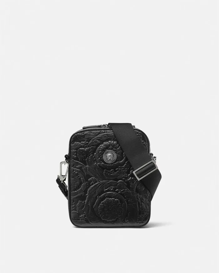 Versace Crossbody and Messengers Medusa Biggie Barocco Crossbody Bag Black 8211 Men