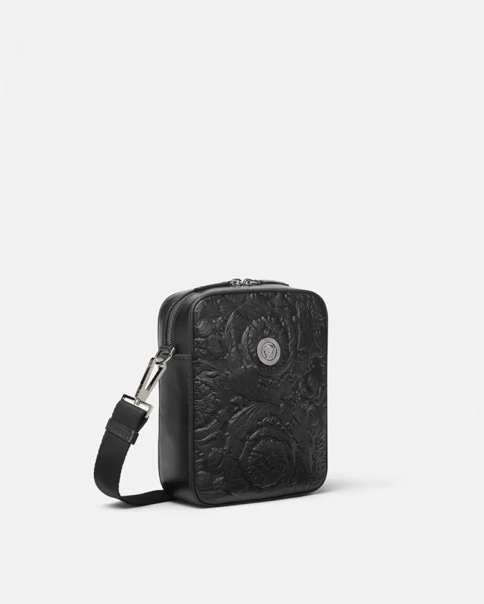 Versace Crossbody and Messengers Medusa Biggie Barocco Crossbody Bag Black 8211 Men Versace Crossbody and Messengers Medusa Biggie Barocco Crossbody Bag Black 8211 Men