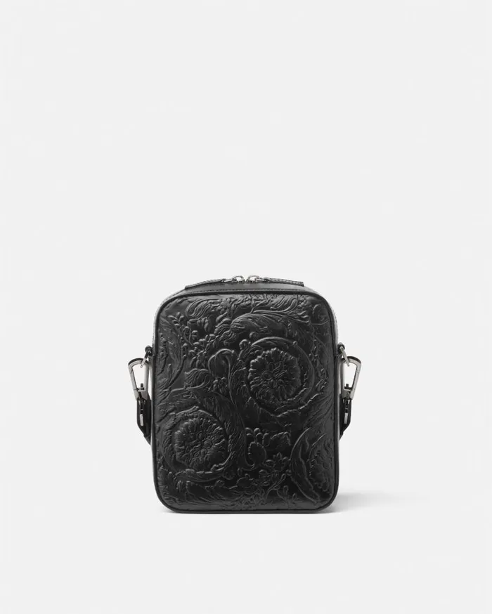 Versace Crossbody and Messengers Medusa Biggie Barocco Crossbody Bag Black 8211 Men Versace Crossbody and Messengers Medusa Biggie Barocco Crossbody Bag Black 8211 Men