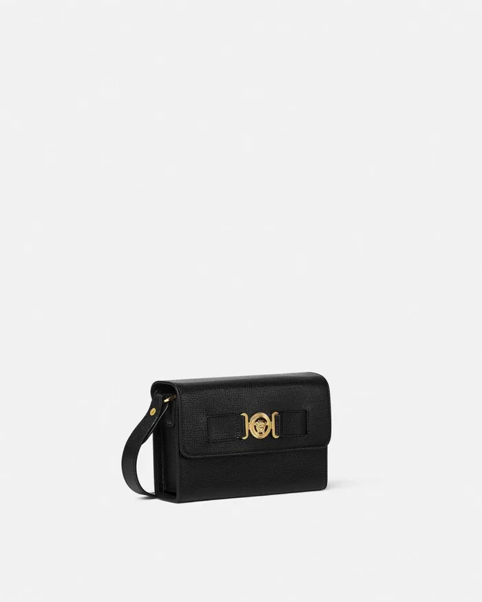 Versace Crossbody and Messengers Medusa Biggie Messenger Bag Blackgold 8211 Men Versace Crossbody and Messengers Medusa Biggie Messenger Bag Blackgold 8211 Men