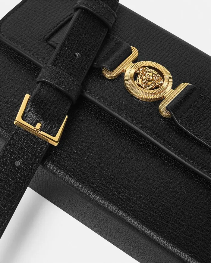 Versace Crossbody and Messengers Medusa Biggie Messenger Bag Blackgold 8211 Men Versace Crossbody and Messengers Medusa Biggie Messenger Bag Blackgold 8211 Men
