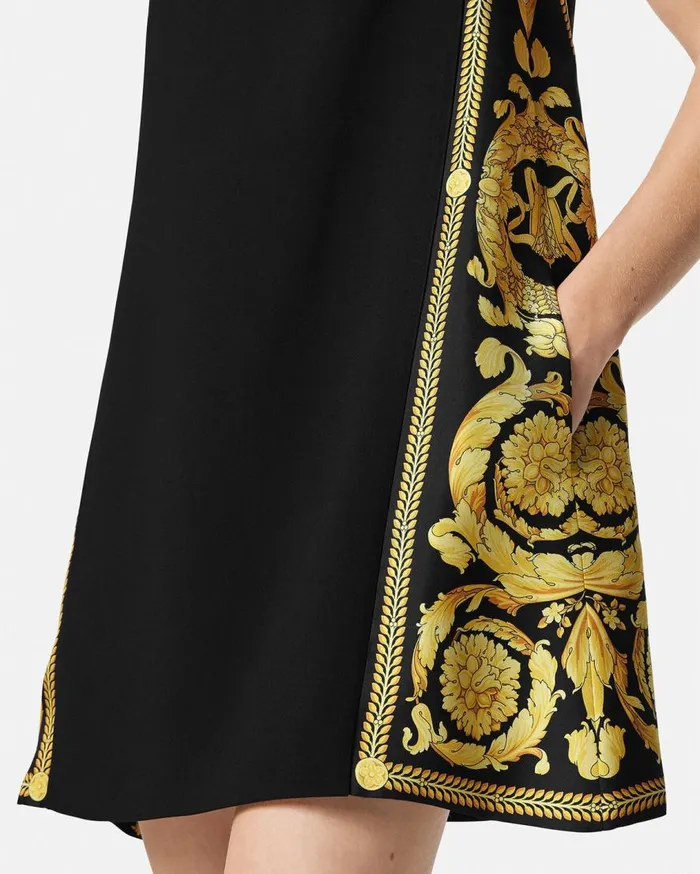 Versace Dresses Barocco Mini Dress Blackprint 8211 Women