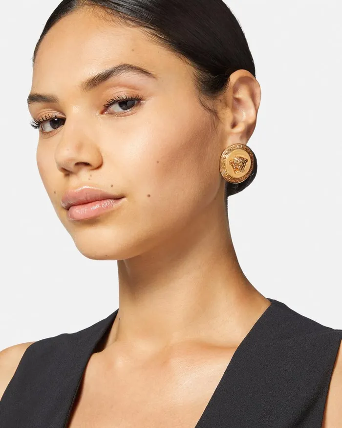 Versace Earrings Tribute Medusa Stud Earrings Gold 8211 Women