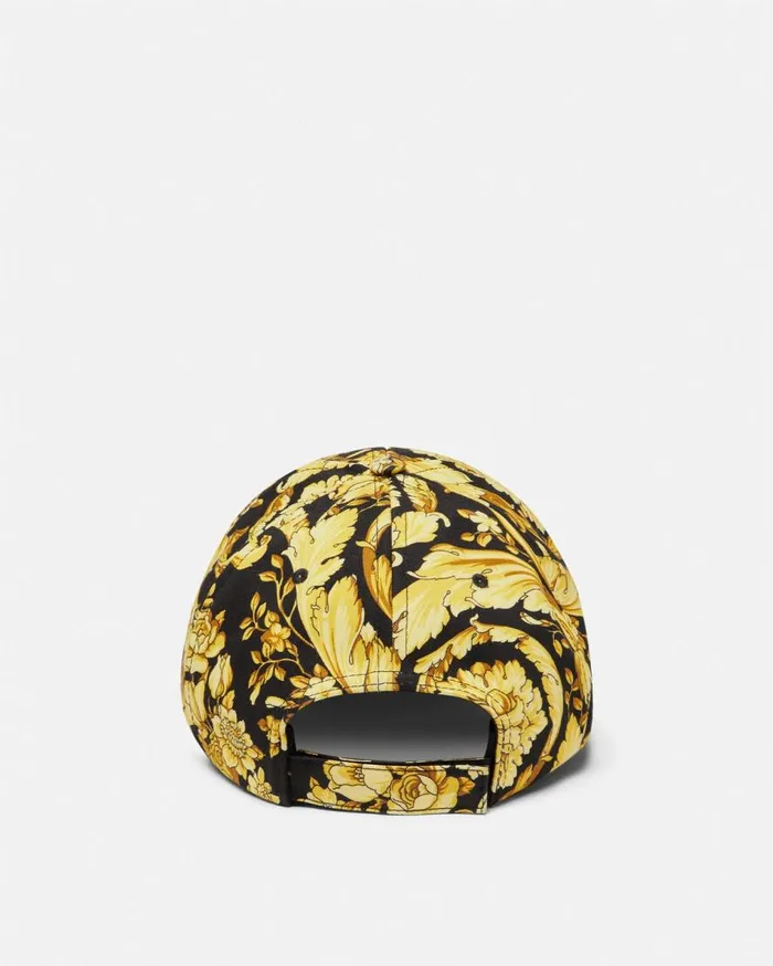 Versace Hats and Caps Barocco Logo Baseball Cap Blackprint 8211 WomenMen Versace Hats and Caps Barocco Logo Baseball Cap Blackprint 8211 WomenMen