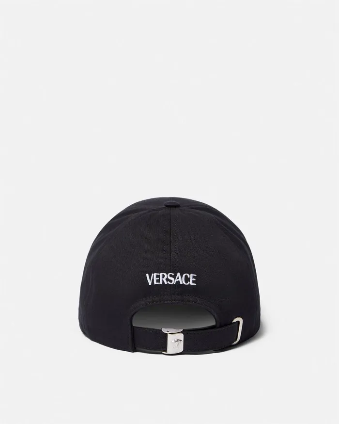 Versace Hats and Caps Studded Medusa Baseball Cap Black 8211 WomenMen