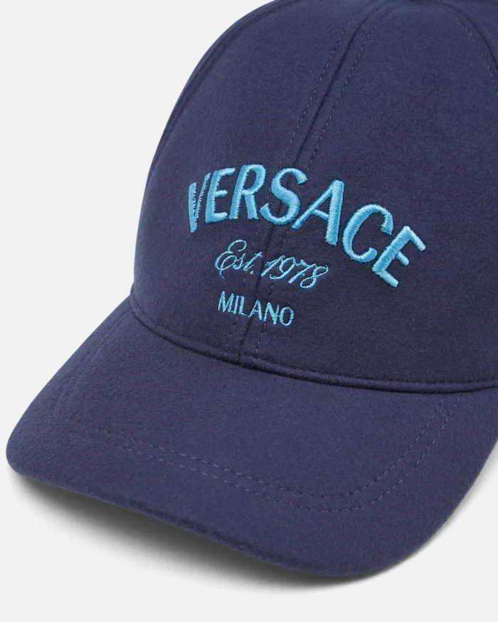 Versace Hats and Caps Versace Milano Stamp Wool Baseball Cap Blue 8211 Men Versace Hats and Caps Versace Milano Stamp Wool Baseball Cap Blue 8211 Men