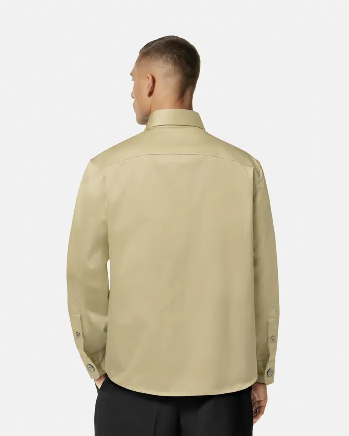 Versace Jackets and Coats Gabardine Overshirt Beige 8211 Men Versace Jackets and Coats Gabardine Overshirt Beige 8211 Men