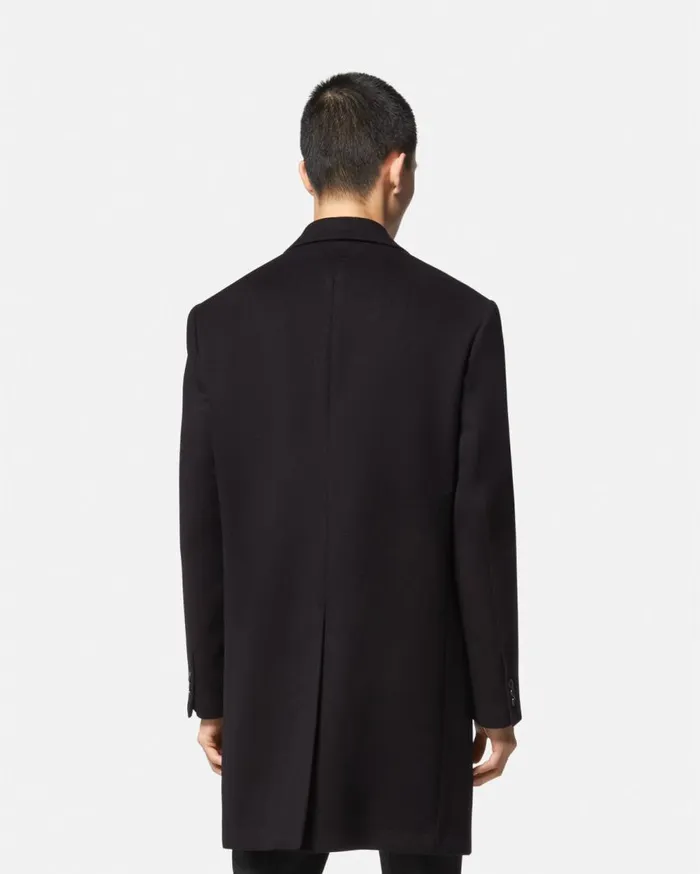 Versace Jackets and Coats SingleBreasted Coat Black 8211 Men Versace Jackets and Coats SingleBreasted Coat Black 8211 Men