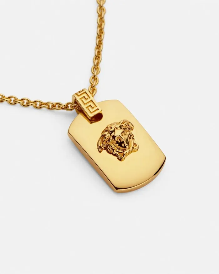 Versace Necklaces Medusa Necklace Light Gold 8211 WomenMen
