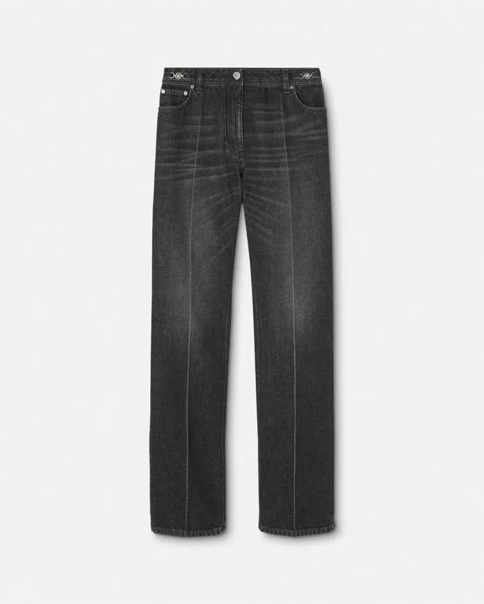 Versace Pants and Shorts Boyfriend Jeans Gray 8211 Women