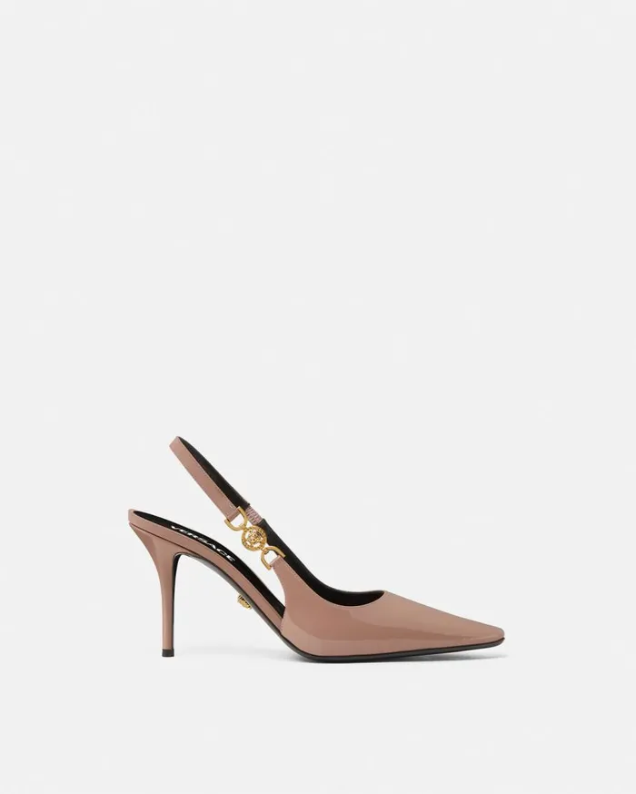 Versace Pumps and Slingbacks Medusa 03995 Slingback Pumps 85 Mm Brown 8211 Women