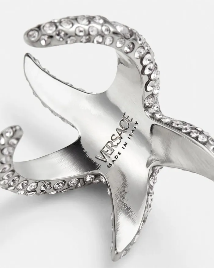 Versace Rings Barocco Sea Ring Silver 8211 Women