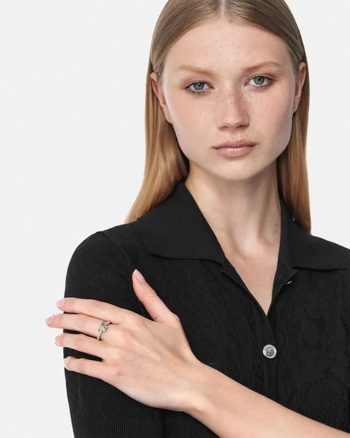 Versace Rings Crystal La Medusa Ring Gold 8211 Women