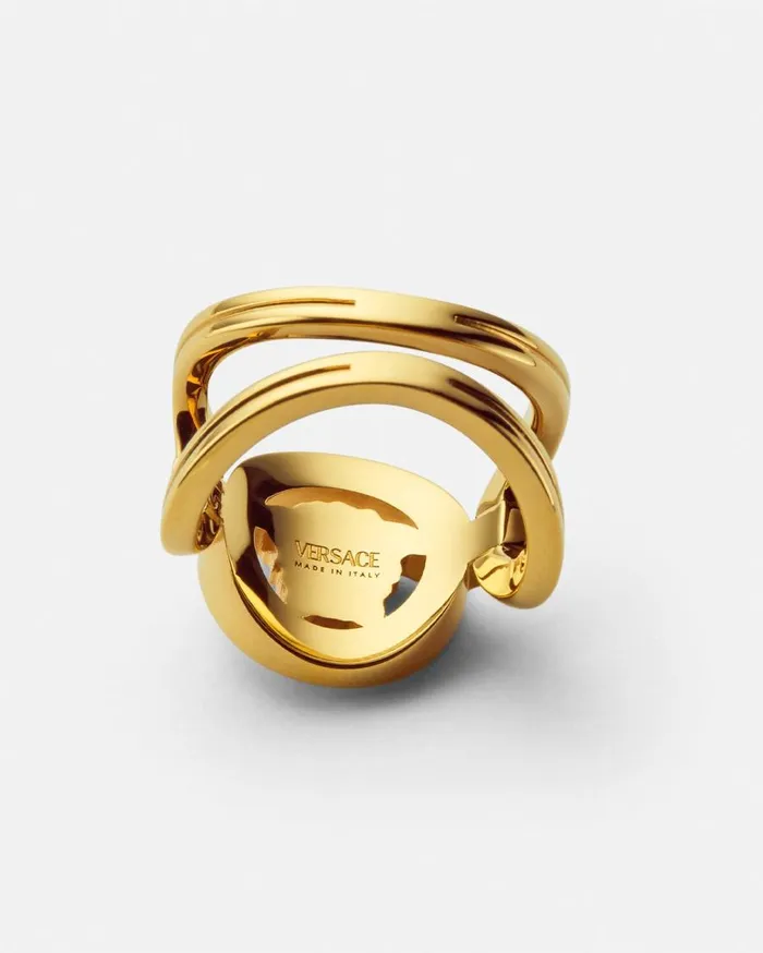 Versace Rings Medusa 03995 Ring Light Gold 8211 WomenMen Versace Rings Medusa 03995 Ring Light Gold 8211 WomenMen
