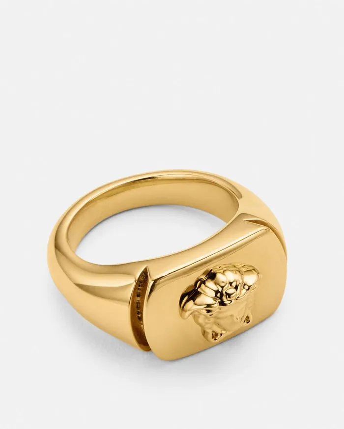 Versace Rings Medusa Ring Light Gold 8211 WomenMen