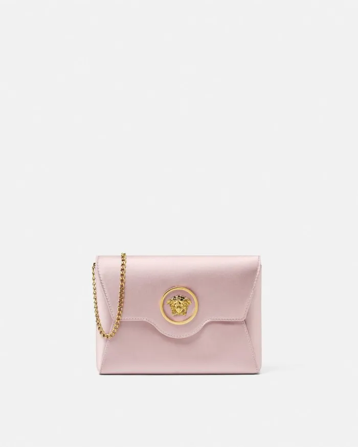 Versace Shoulder and Crossbody La Medusa Envelope Clutch Light Pink 8211 Women
